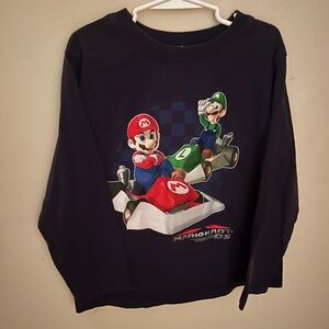 Nintendo DS Mario Kart w Luigi Long Sleeve Shirt